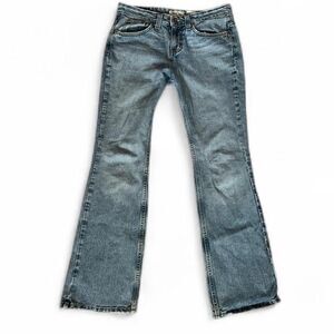 Vintage Maurices Y2K Light-Classic Wash 100% Cotton Low-Rise Bootcut Jeans. XSP.
